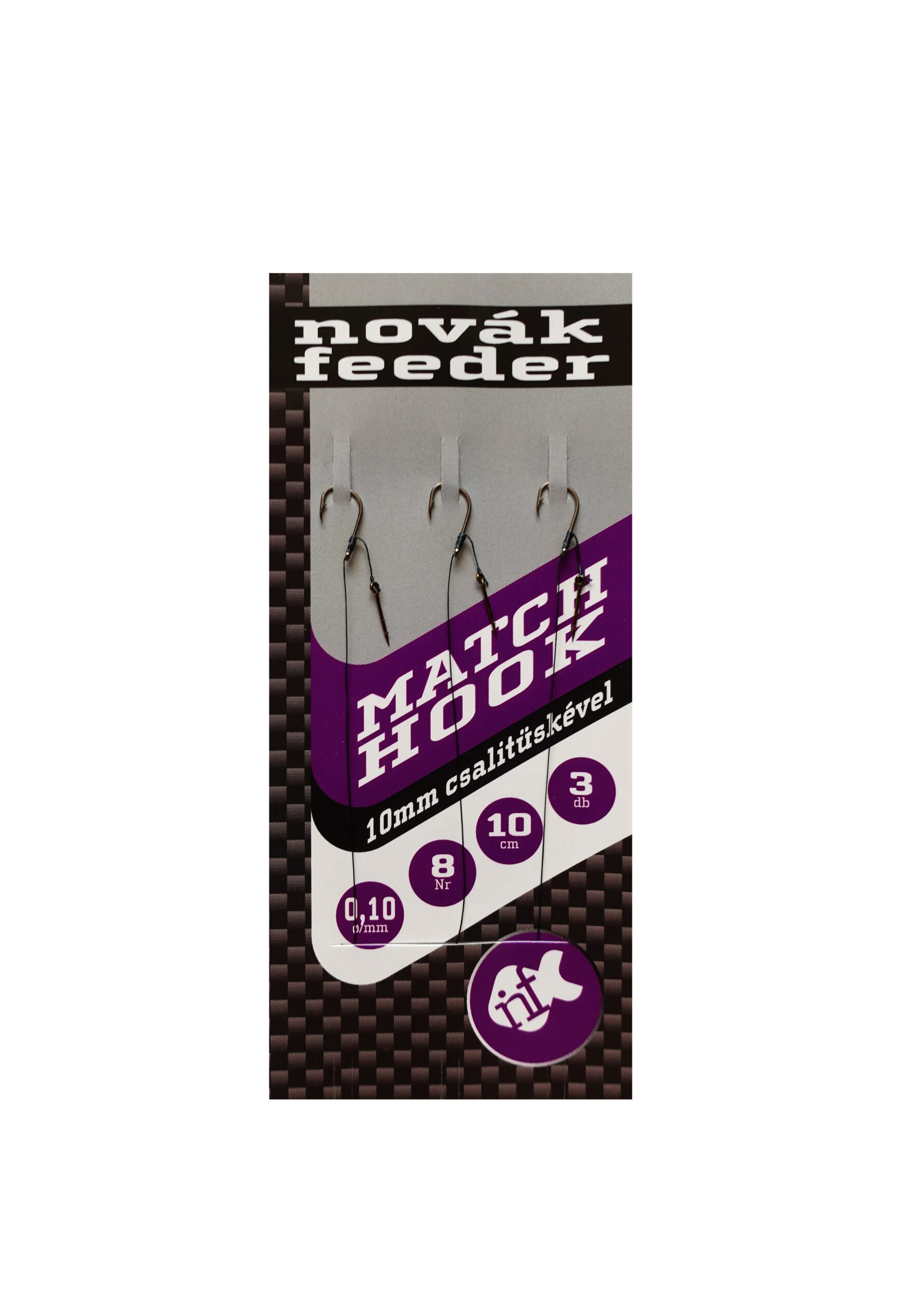 Feeder Match 75 Fishing Hooks – Size #16, 14, 12, 911S Black Nickel, For Maggot/Corn