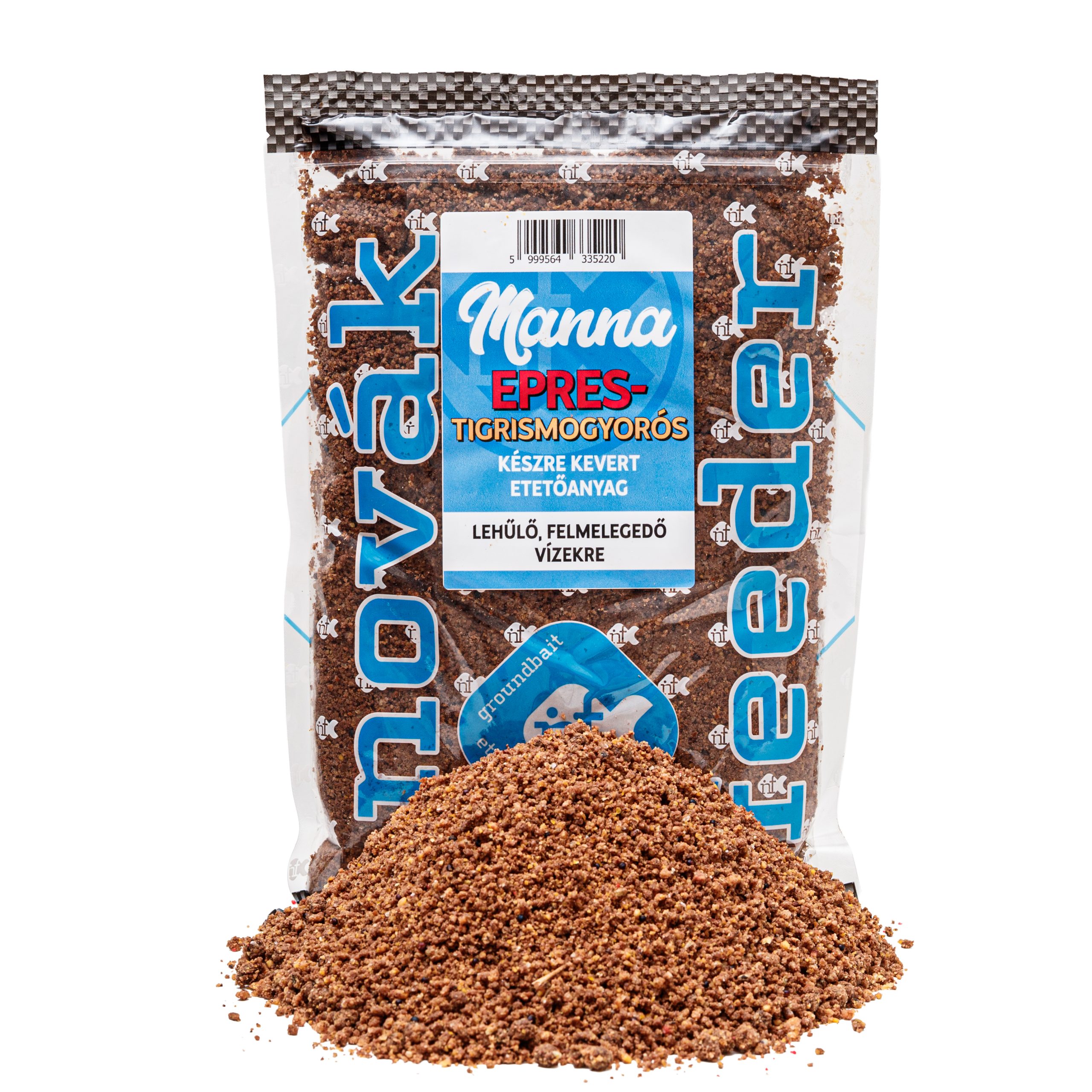 Epres-Tigrismogyorós kaja(3) Manna Készre kevert etetőanyag (Lehűlő, felmelegedő vizekre) Epres-Tigrismogyorós 800g - Image 1