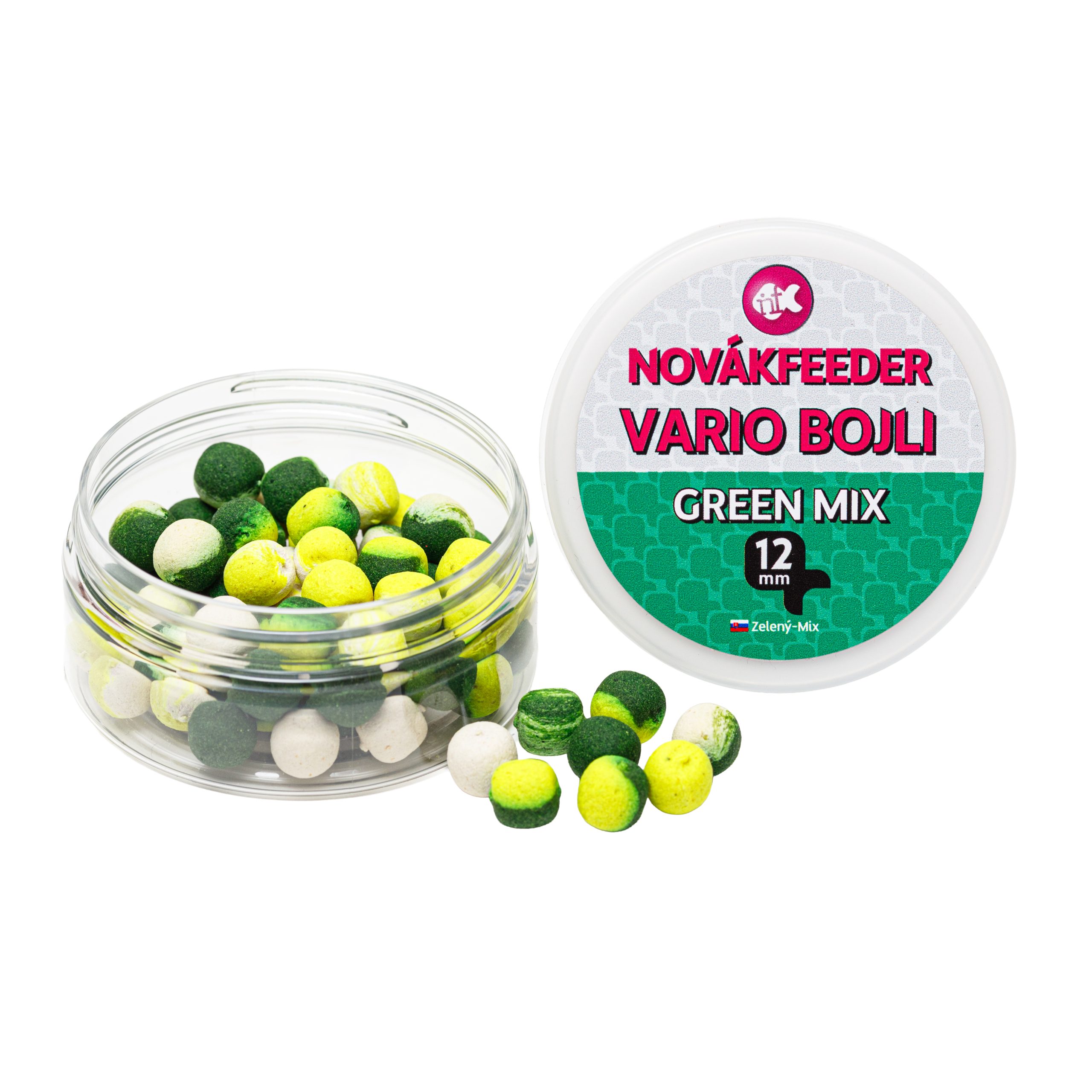 Green-Mix 12mm VARIO BOJLI 12MM WAFTERS GREEN-MIX - Image 1