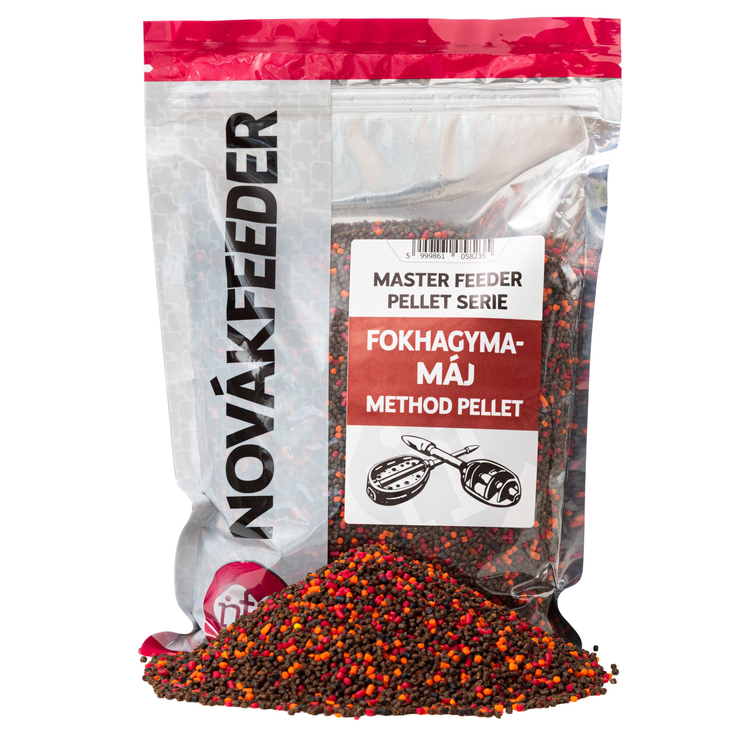 277A9917-Fokhagyma-Máj Master Feeder Pellet Serie 800g Method Pellet Fokhagyma-Máj - Image 1