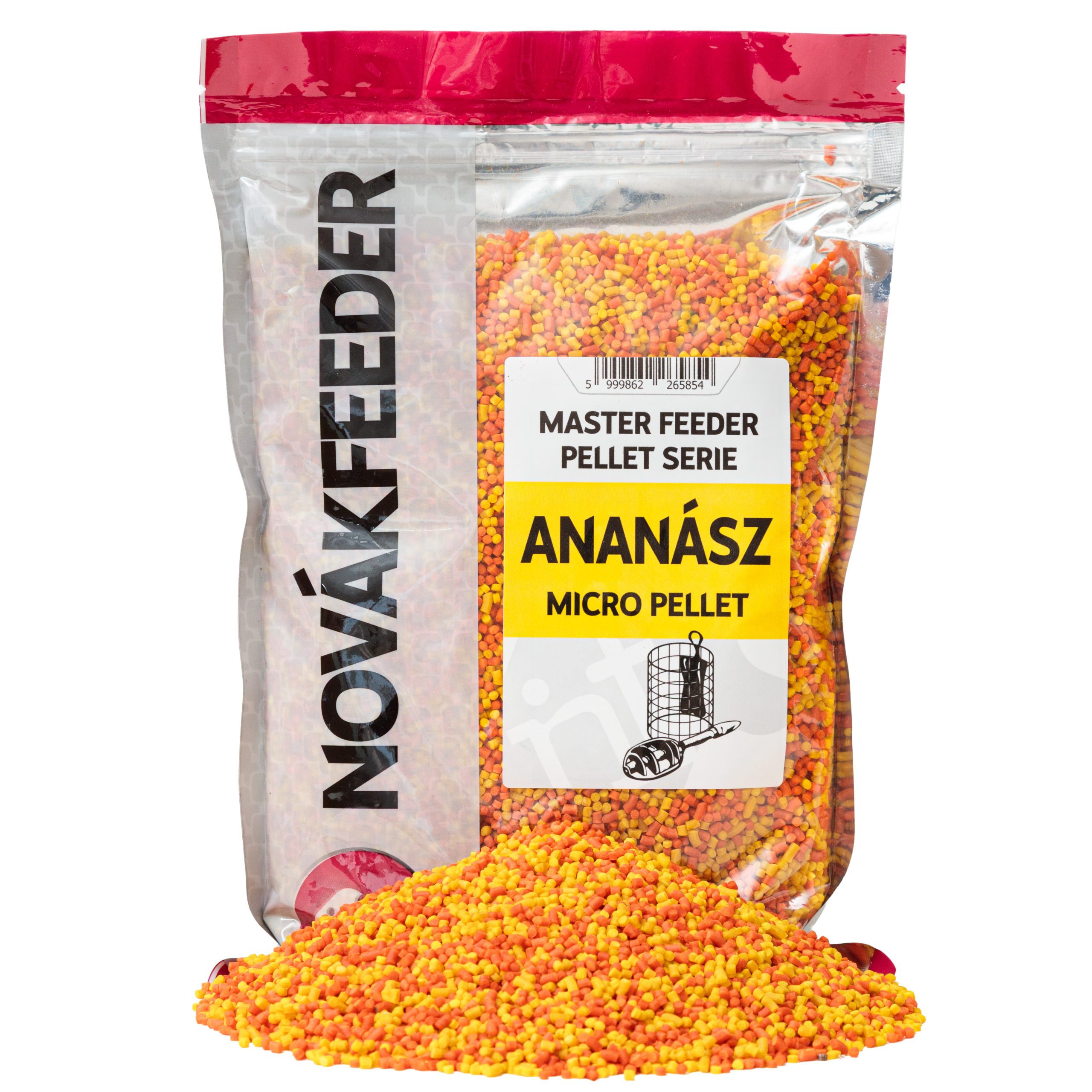 Master Micro Ananász Master Feeder Pellet Serie 800g Micro Pellet Ananász - Image 1